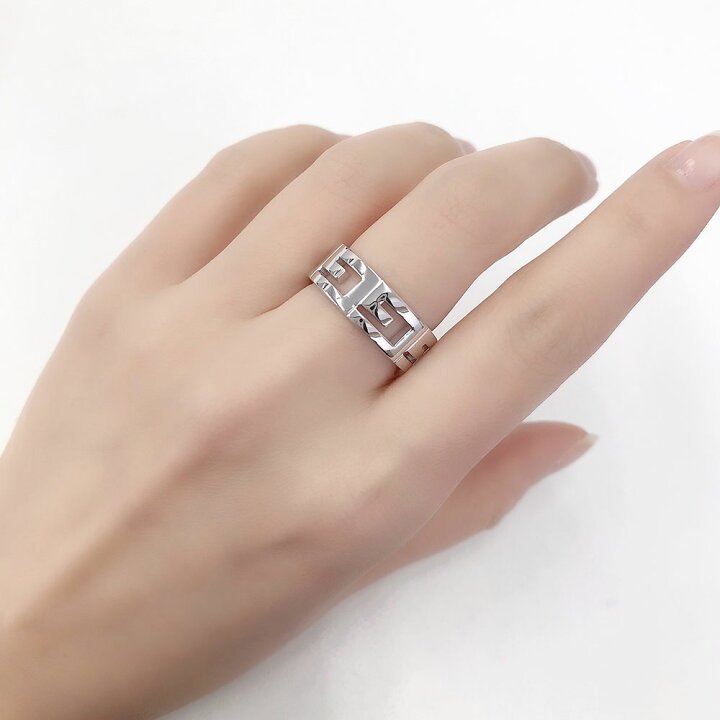楽天市場】グッチ リング マルチプル GUCCI 指輪 幅7.5mm K18WG #17 約 