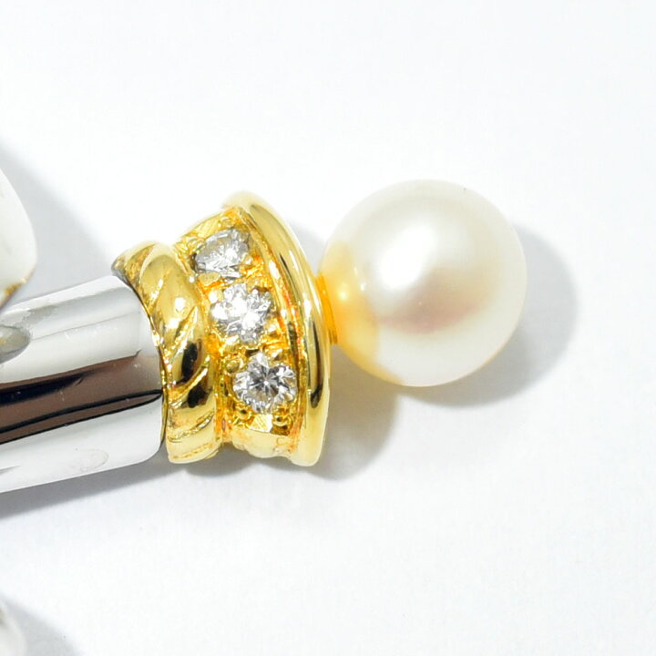 楽天市場】ミキモト ブローチ MIKIMOTO ハット ダイヤモンド あこや 