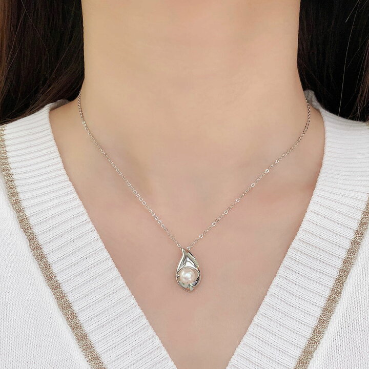 楽天市場】タサキ ネックレス TASAKI 田崎 あこや真珠 6.4mm SV 