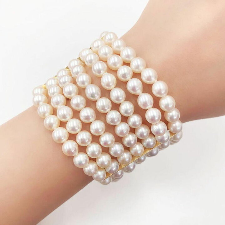 楽天市場】ミキモト ブレスレット MIKIMOTO あこや真珠 約6.2~7.0mm  