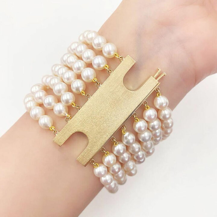 楽天市場】ミキモト ブレスレット MIKIMOTO あこや真珠 約6.2~7.0mm  