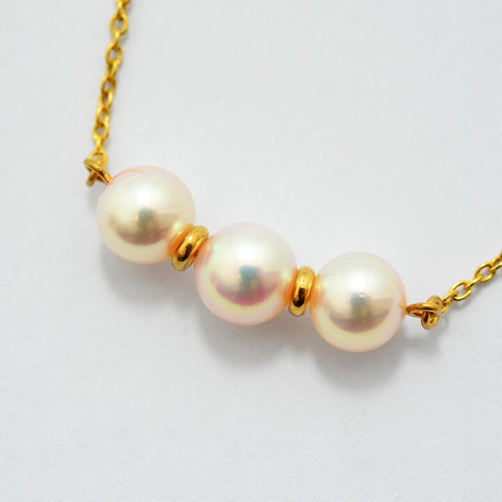 楽天市場】タサキ ネックレス TASAKI 田崎 あこや真珠 6.8mm K18 750 