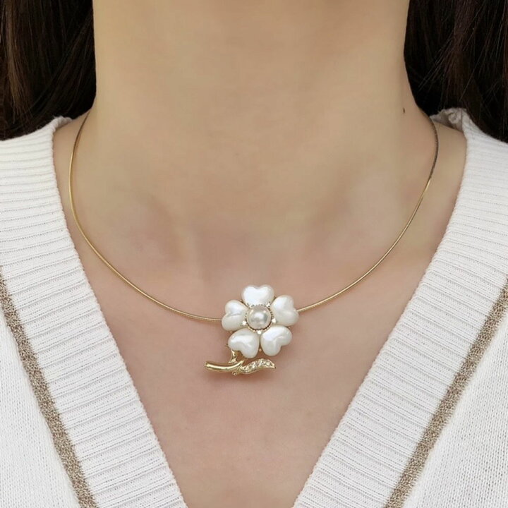 ヴィンテージ ミキモト シーマジック 6mm パールネックレス 14金 