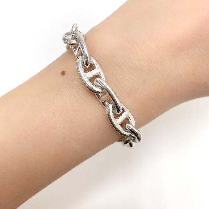 楽天市場】エルメス ブレスレット シェーヌダンクル MM HERMES 13コマ 