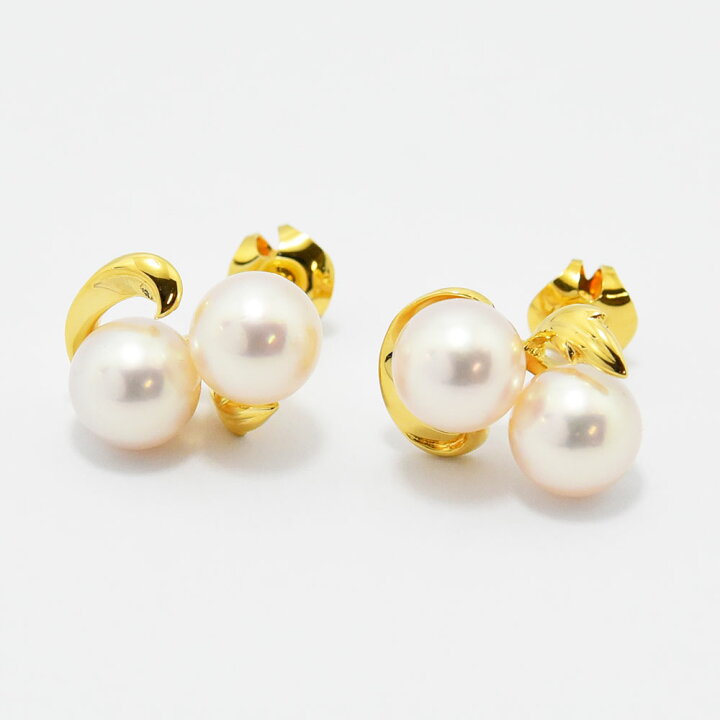 楽天市場】ミキモト ピアス MIKIMOTO あこや真珠 7.7mm アコヤ パール 