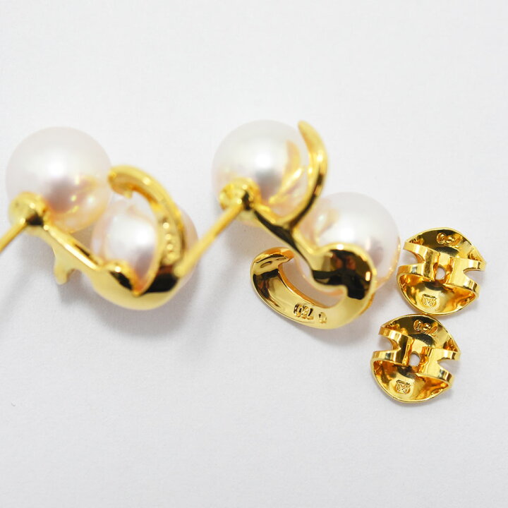 楽天市場】ミキモト ピアス MIKIMOTO あこや真珠 7.7mm アコヤ パール 