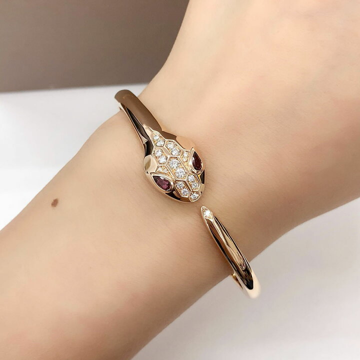 楽天市場】ブルガリ ブレスレット セルペンティ BVLGARI バングル 