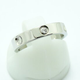 ヴィトン リング プティット バーグアンプラント LOUIS VUITTON ルイヴィトン ダイヤモンド PT950 #46 約6号 新品仕上げ 中古