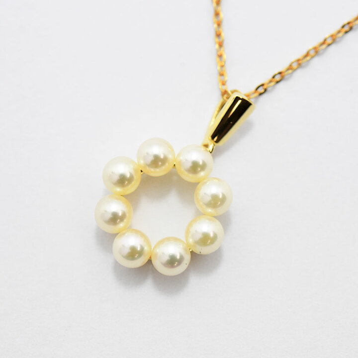 楽天市場】ミキモト ネックレス MIKIMOTO サークル あこや真珠 アコヤ 