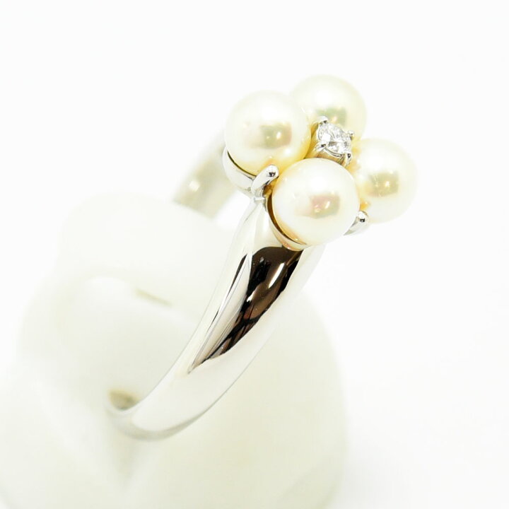 楽天市場】ミキモト リング ペルリータ MIKIMOTO 指輪 真珠 4.6mm 