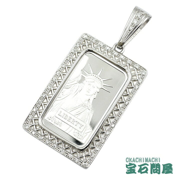 プラチナ 自由の女神／インゴットペンダント リバティコイン （楽天 