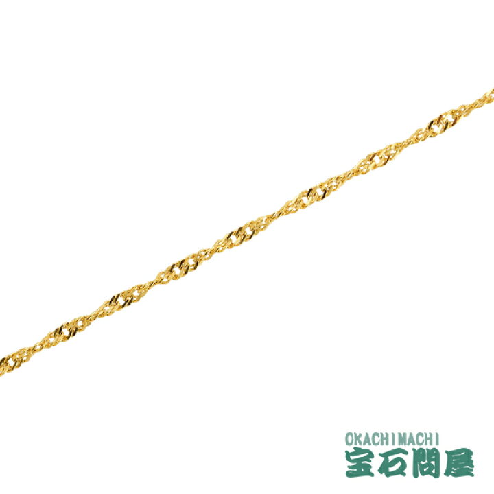 楽天市場】K18 スクリューチェーン ブレスレット 2.3mm幅 18cm 造幣局 