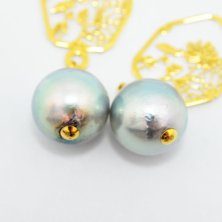 楽天市場】恵パール ピアス MEGUMI PEARL あこや真珠 8.5～9.0mm 