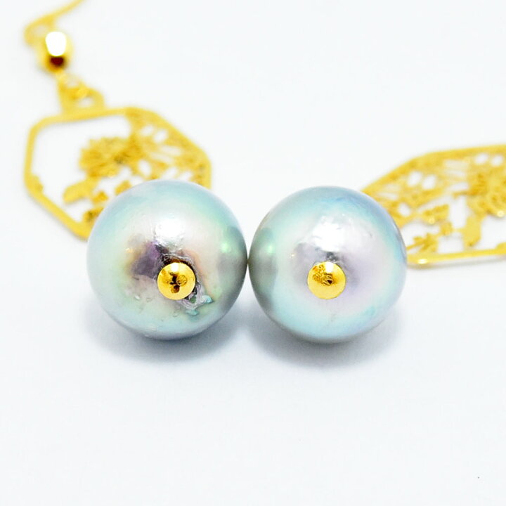 楽天市場】恵パール ピアス MEGUMI PEARL あこや真珠 8.5～9.0mm 