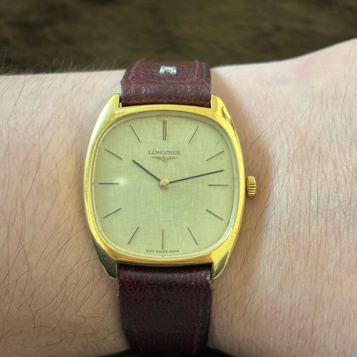 楽天市場】LONGINES ロンジン 手巻き トノー コンビ メンズ Ref.3644