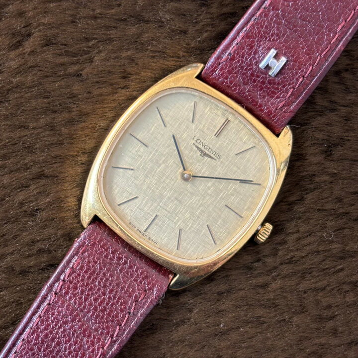 楽天市場】LONGINES ロンジン 手巻き トノー コンビ メンズ Ref.3644 