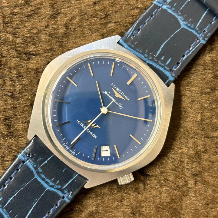 楽天市場】LONGINES ロンジン 腕時計 メンズ ウルトラクロン デイト 青  