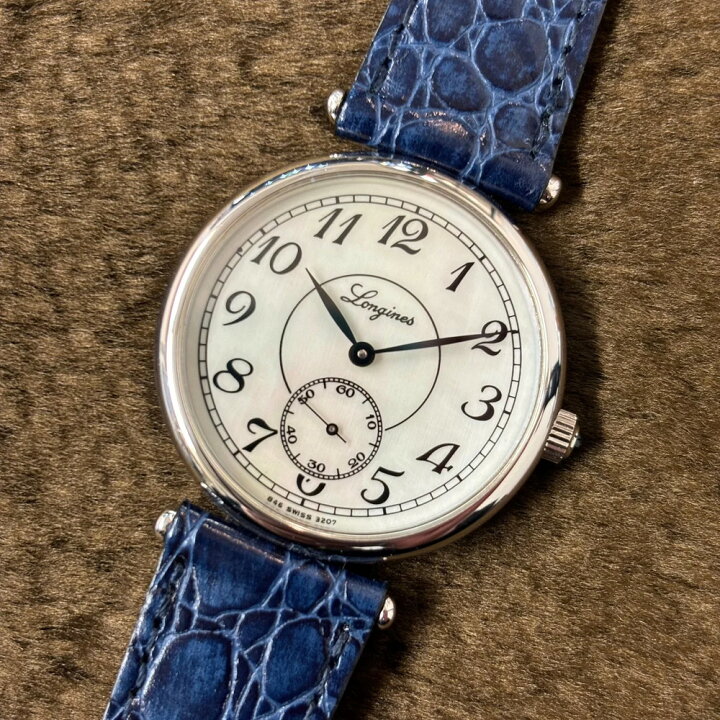 超希少】LONGINES 手巻き 時計 シェル文字盤 - メルカリ