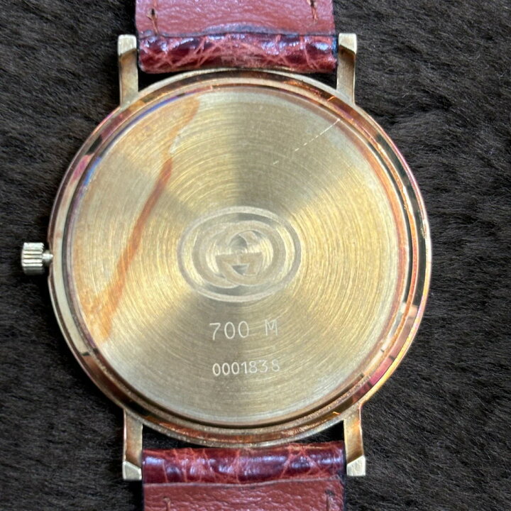 楽天市場】GUCCI グッチ 腕時計 メンズ ラウンド 700M K18 YG クォーツ 