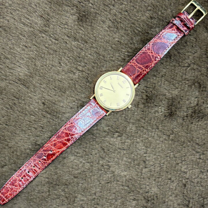 楽天市場】GUCCI グッチ 腕時計 メンズ ラウンド 700M K18 YG クォーツ 