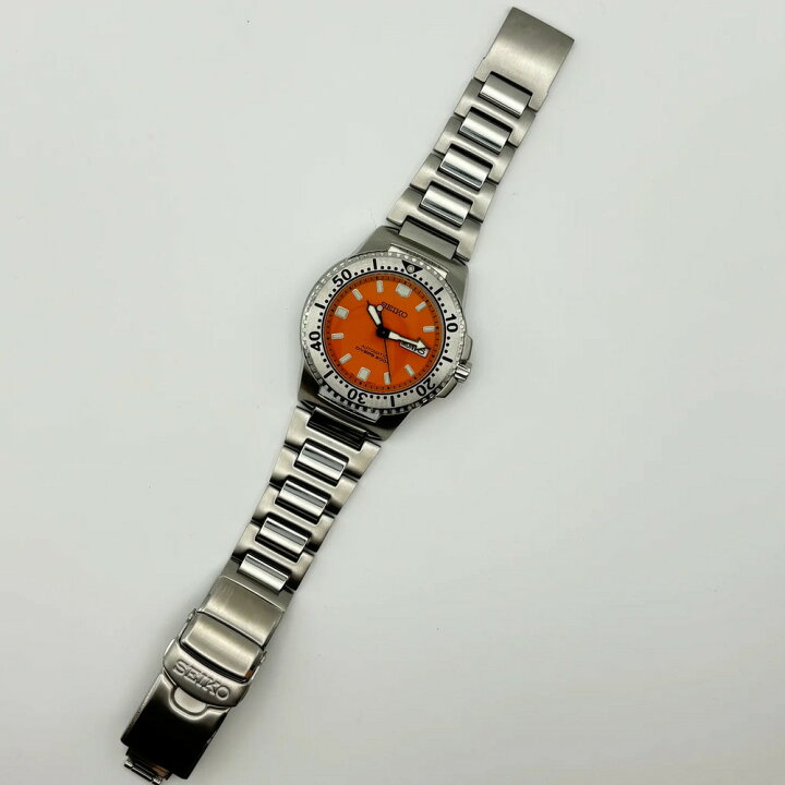 楽天市場】SEIKO セイコー 腕時計 メンズ セイコーダイバー オレンジ 