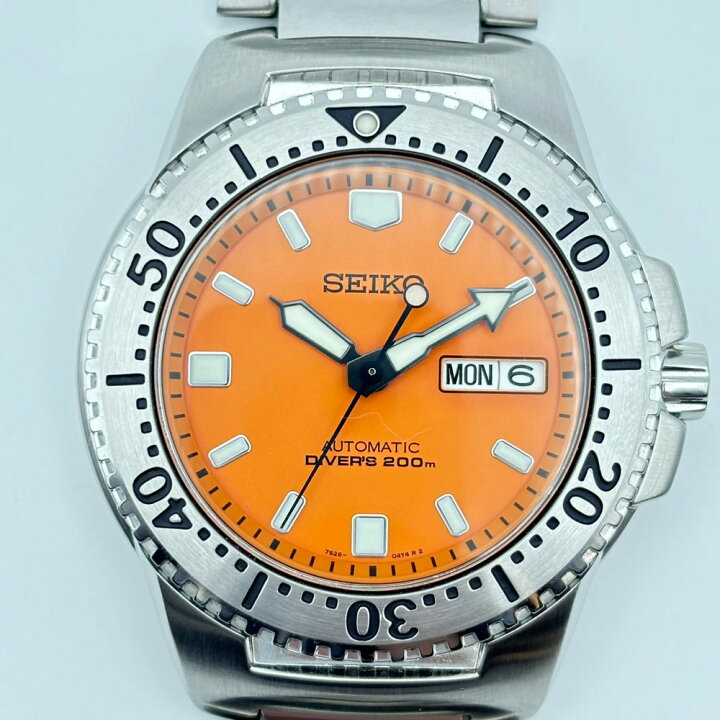 楽天市場】SEIKO セイコー 腕時計 メンズ セイコーダイバー オレンジ 