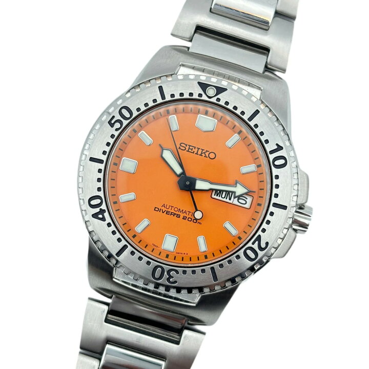 楽天市場】SEIKO セイコー 腕時計 メンズ セイコーダイバー オレンジ 