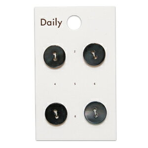�{�^�� Daily �����L�A�t�^�[�V�F��2���iOKDB-008�j 13mm GRY.�O���[ 08Bg99_