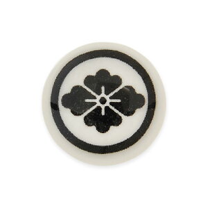 KS家紋ボタン 丸に花菱 30mm 08Bg99_