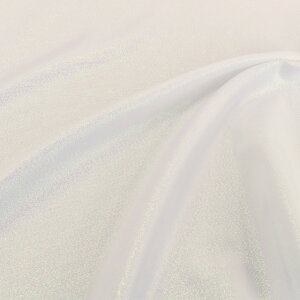 生地 ミルキーバックサテン(160257) 1.オーロラホワイト 10Bg11_