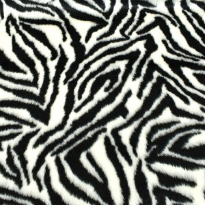 生地 アニマルボア/ゼブラ柄(9039) 2011.白/黒 10Bn99_