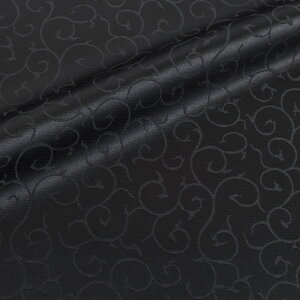 生地 地紋織 唐草 20.黒 09Bh18_