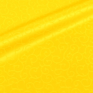 生地 地紋織 唐草 32.黄 09Bh18_