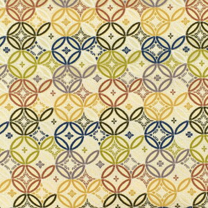 金襴生地 琳派名物裂 七宝(288-9954) ベージュ 09Bh18_