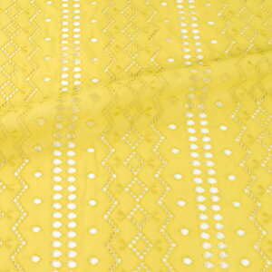 生地 綿エンブレース 幾何学模様(AL1208) 50.イエロー 10Ac04_