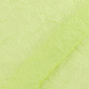 ワッシャー加工オーガンジー生地 シャンブレークロス(1600SS) 3.ライトグリーン 10Bg10_