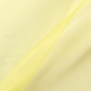 生地 シルクオーガンザ 4.5匁/シルクオーガンジー(3000) 7.レモン 10Bg10_