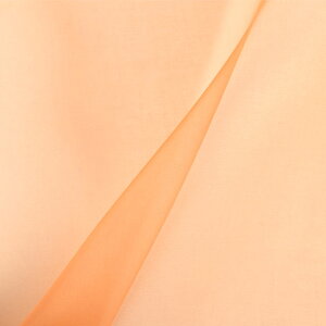 生地 シルクオーガンザ 4.5匁/シルクオーガンジー(3000) 27.オレンジ 10Bg10_