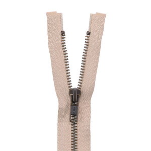 YKK メタルファスナー(5GKB DA OP) アンティークゴールド オープン 100cm 572.ライトアッシュベージュ 08Co99_