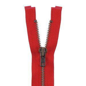 YKK メタルファスナー(7GKB DA OP) アンティークゴールド オープン 100cm 519.スカーレット 08Co99_