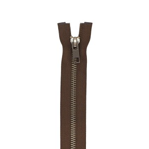 YKK メタルファスナー(5RGTH DA OP) アンティークシルバー オープン 100cm 141.仙斎茶 08Co99_