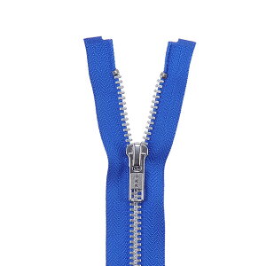 YKK メタルファスナー YZiP(5Y DA OP) シルバー オープン 60cm 918.ブルー 08Co99_