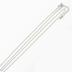 �l�b�N���X�`�F�[�� �l�b�N���X �약�iE-54-R�j ��60cm+�A�W���X�^�[��5cm R.�V���o�[ 06Af99_