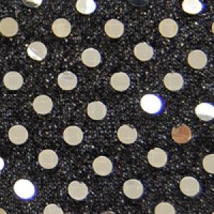 生地 スパンラメジャージミニ(899) 12.黒×シルバー 10Ad06_