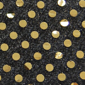 生地 スパンラメジャージミニ(899) 13.黒×ゴールド 10Ad06_