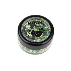 〔メール便対応商品〕 メイク用グリッター MOON Mystic Bio Chunky Glitter （G29031） Shamrock (H)_3a_