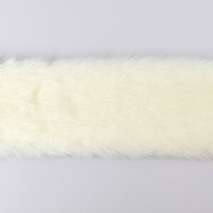 フェイクファーテープ 約80mm幅 (2100) 2.白08Cl99_