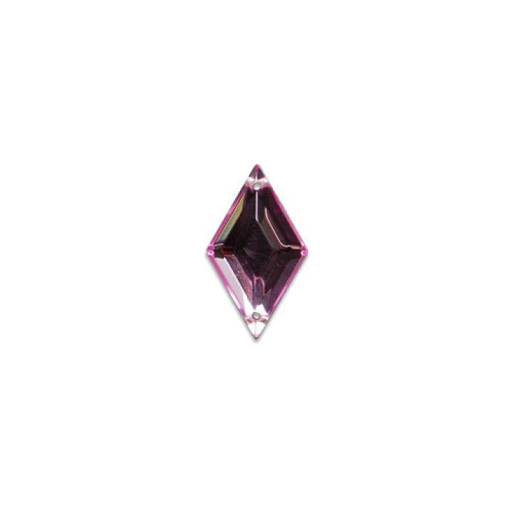楽天市場】アクリルミラーストーン ひし形（P762） 11×19mm 31.ピンク 