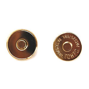 マグネットボタン 磁気防止差し込みタイプ（1122） 20mm G.ゴールド (H)_6a_