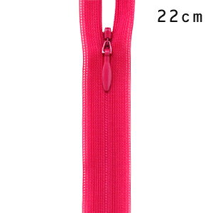 YKK コンシールファスナー 止め(2cc) 22cm 817.ローズピンク 08Co99_